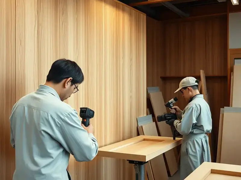 内装仕上げ 施工現場